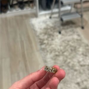 Gold and Silver Chain Ring